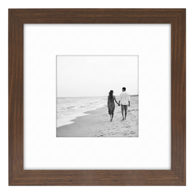 Signature Matted Picture Frame — 8x8 / Walnut / 1-Pack