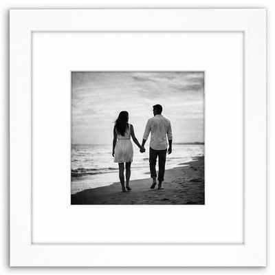 Signature Matted Picture Frame — 8x8 / White / 1-Pack
