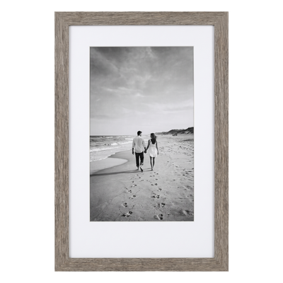 Signature Matted Picture Frame — 8x12 / Driftwood / 1-Pack