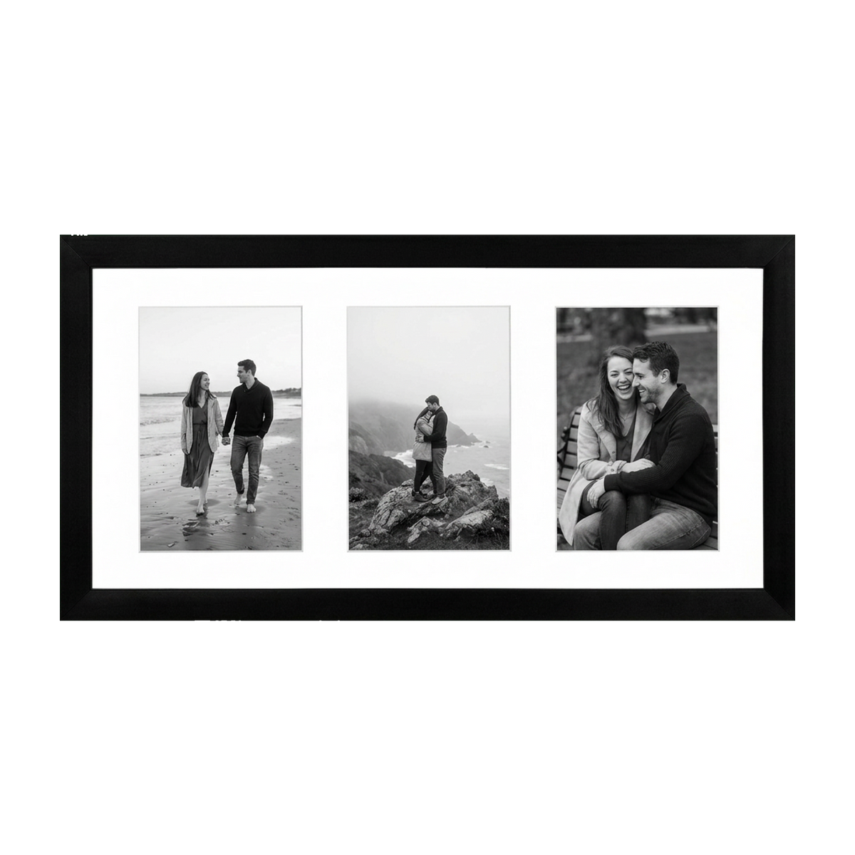 Signature Matted Engineered Wood Collage Frame