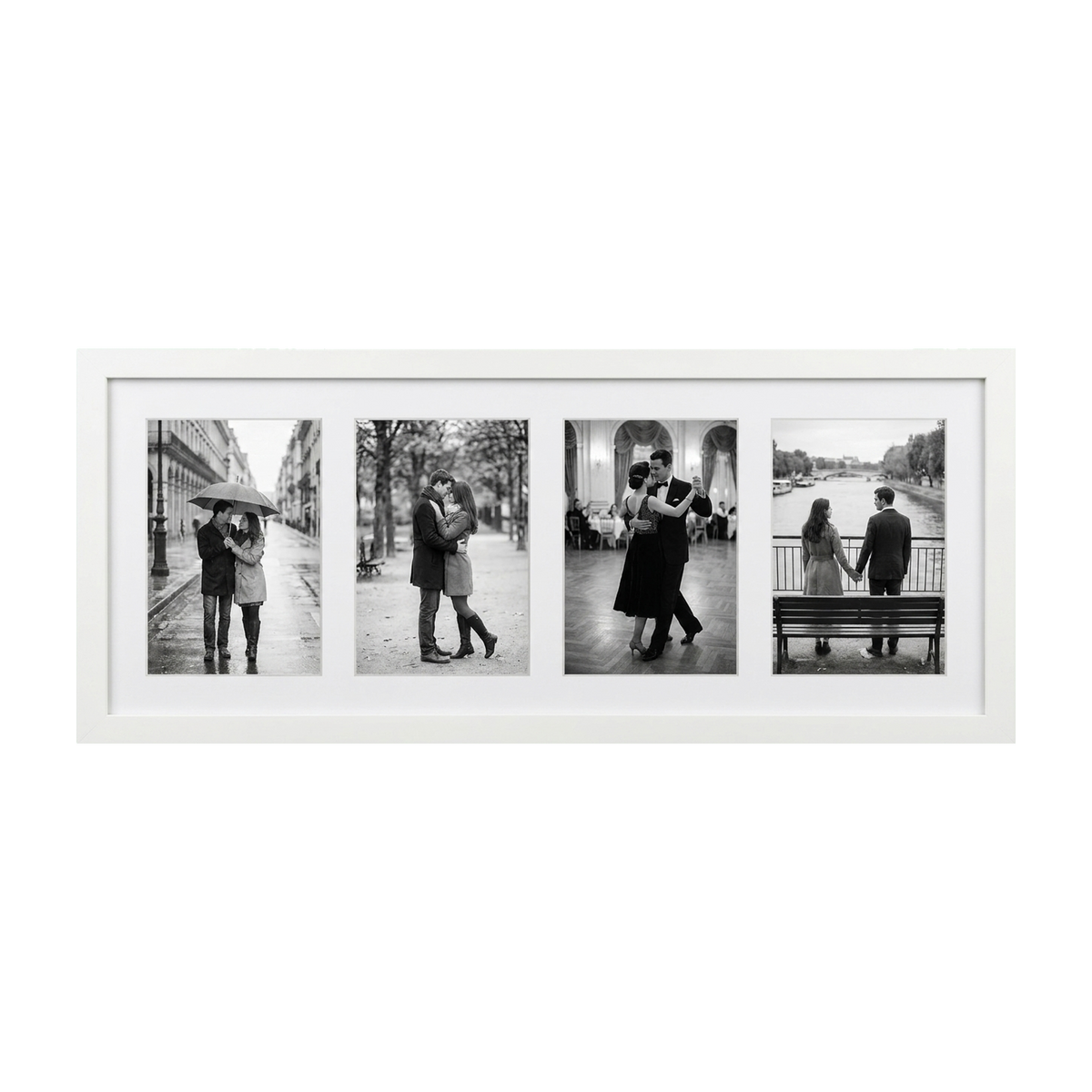 Signature Matted Engineered Wood Collage Frame