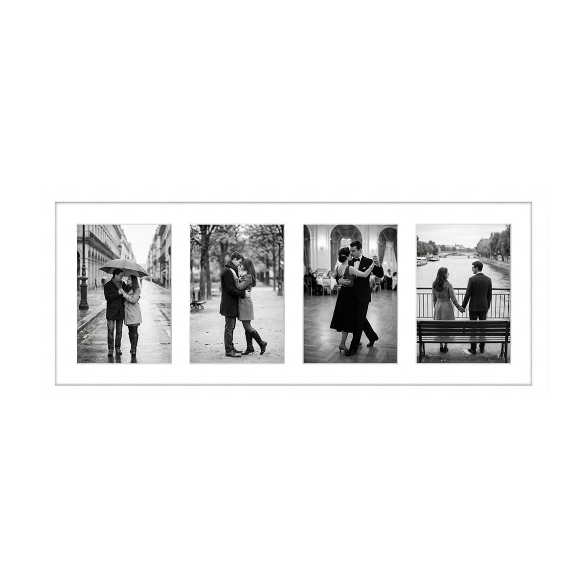 Signature Matted Engineered Wood Collage Frame