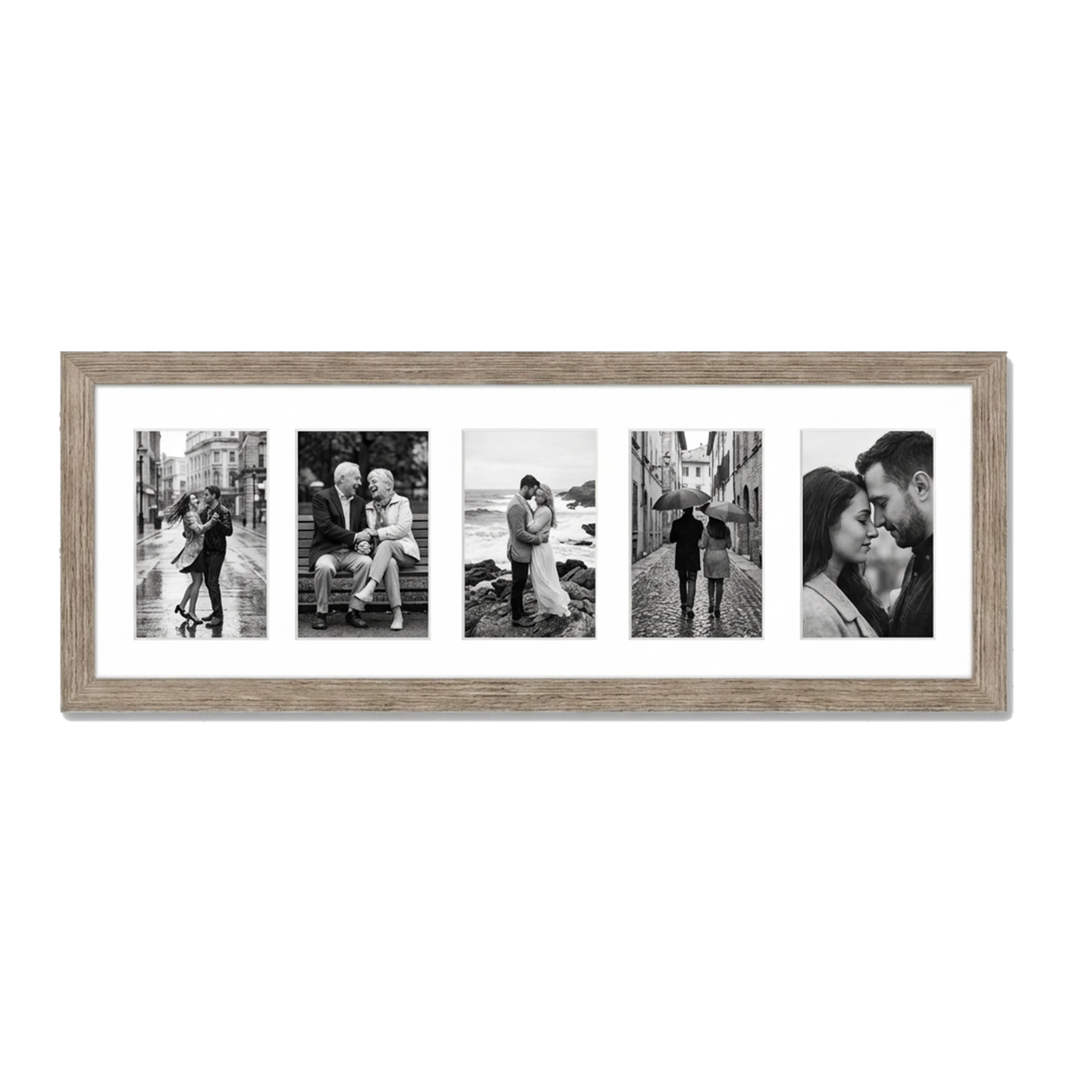 Signature Matted Engineered Wood Collage Frame