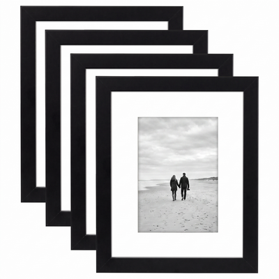 Signature Matted Picture Frame — 9x12 / Black / 4-Pack
