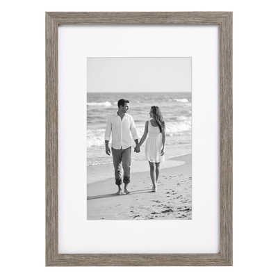 Signature Matted Picture Frame — 9x12 / Driftwood / 1-Pack