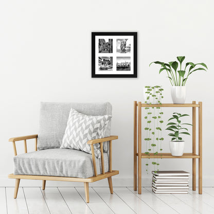 Americanflat Double Picture Frame | MW1010BK444 | Shatter-Resistant Glass