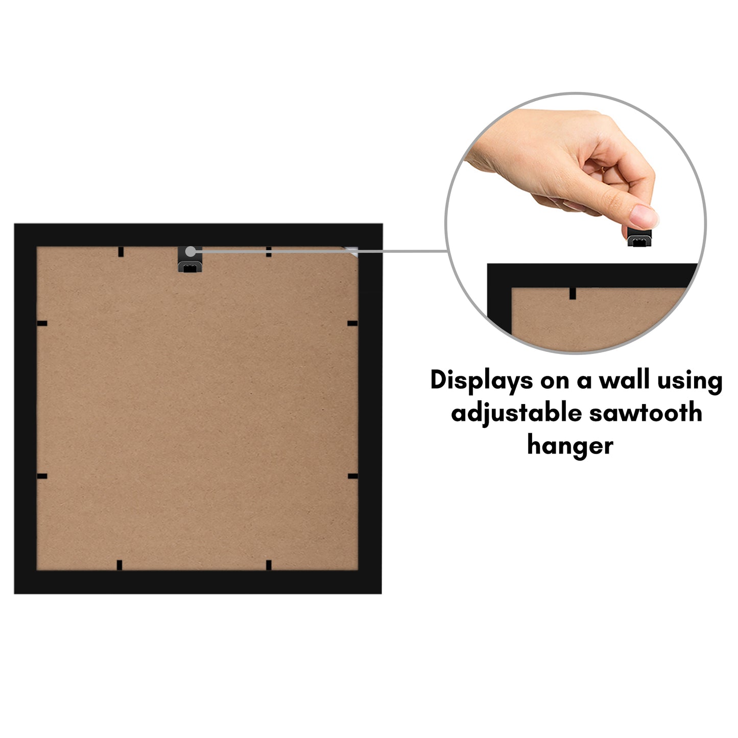 Black Picture Frame | Classic Molding | With Black Mat | Shatter-Resistant – Americanflat