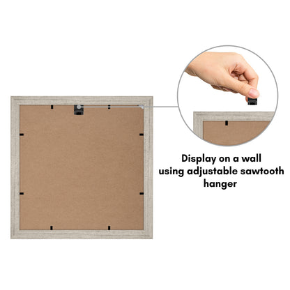 Americanflat Double Picture Frame | MW1010DWOOD444 | Shatter-Resistant Glass