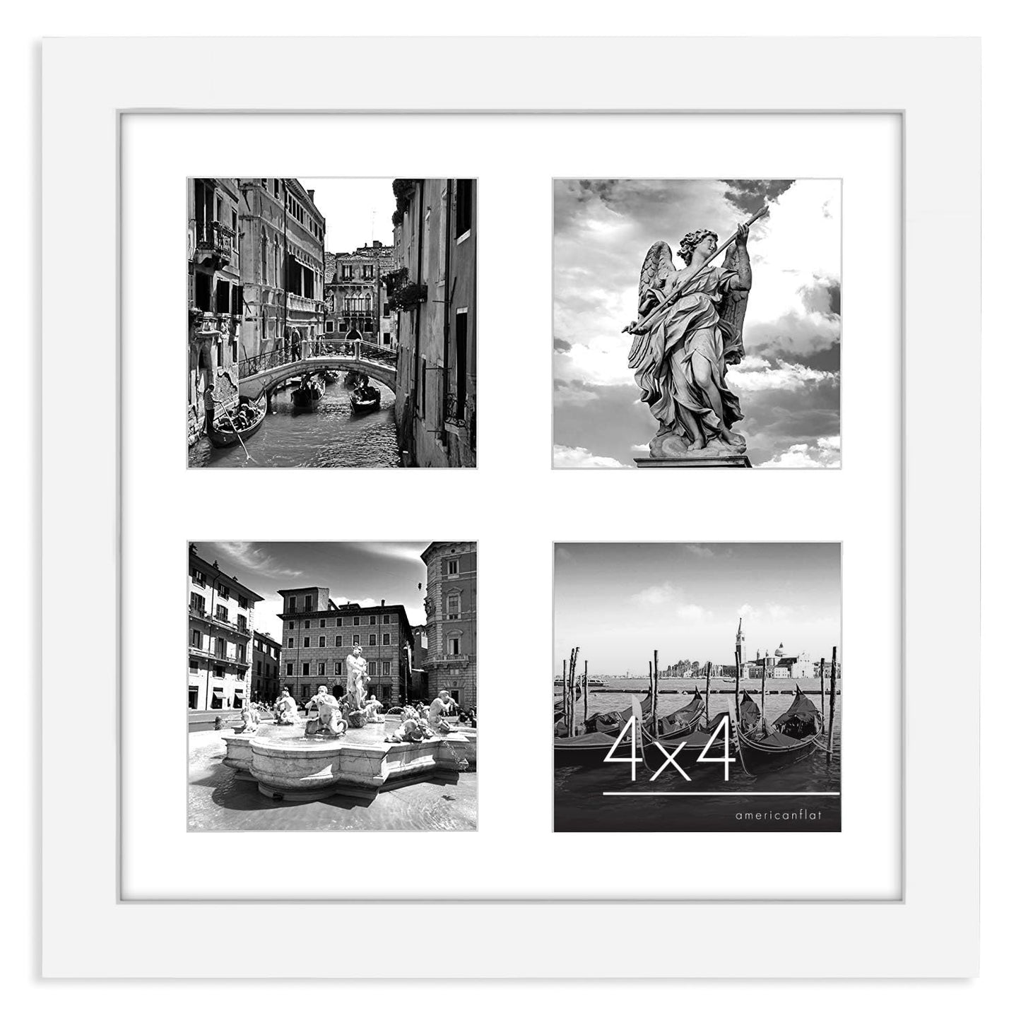 Signature Matted Engineered Wood Collage Frame