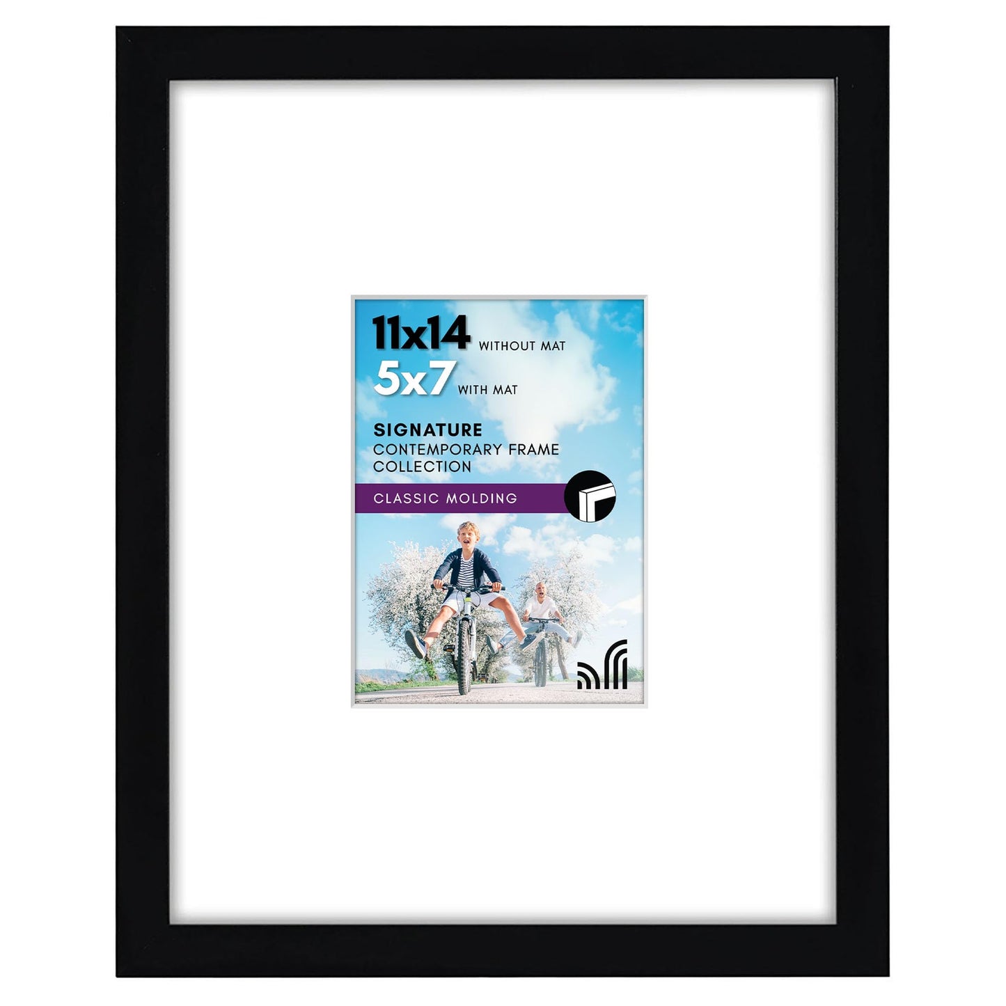 Picture Frame | Americanflat | Engineered Wood | Shatter-Resistant Glass | Wall