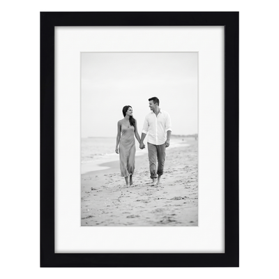 Signature Matted Picture Frame — 11x14 with 5x7 mat / Black / 1-Pack