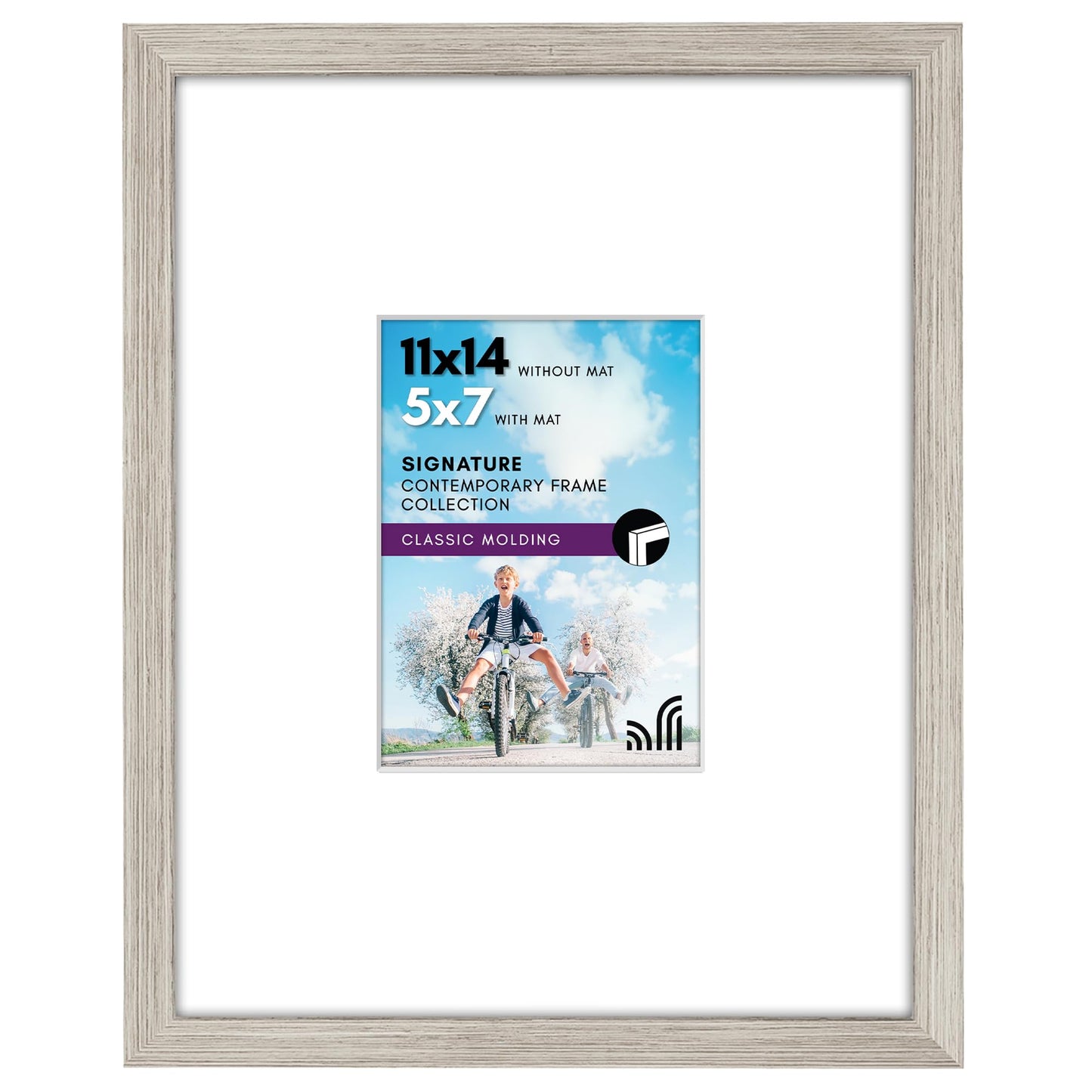 Picture Frame | Americanflat | Engineered Wood | Shatter-Resistant Glass | Wall