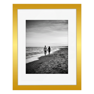 Signature Matted Picture Frame — 11x14 Matted to 7x9 / Gold / 1-Pack