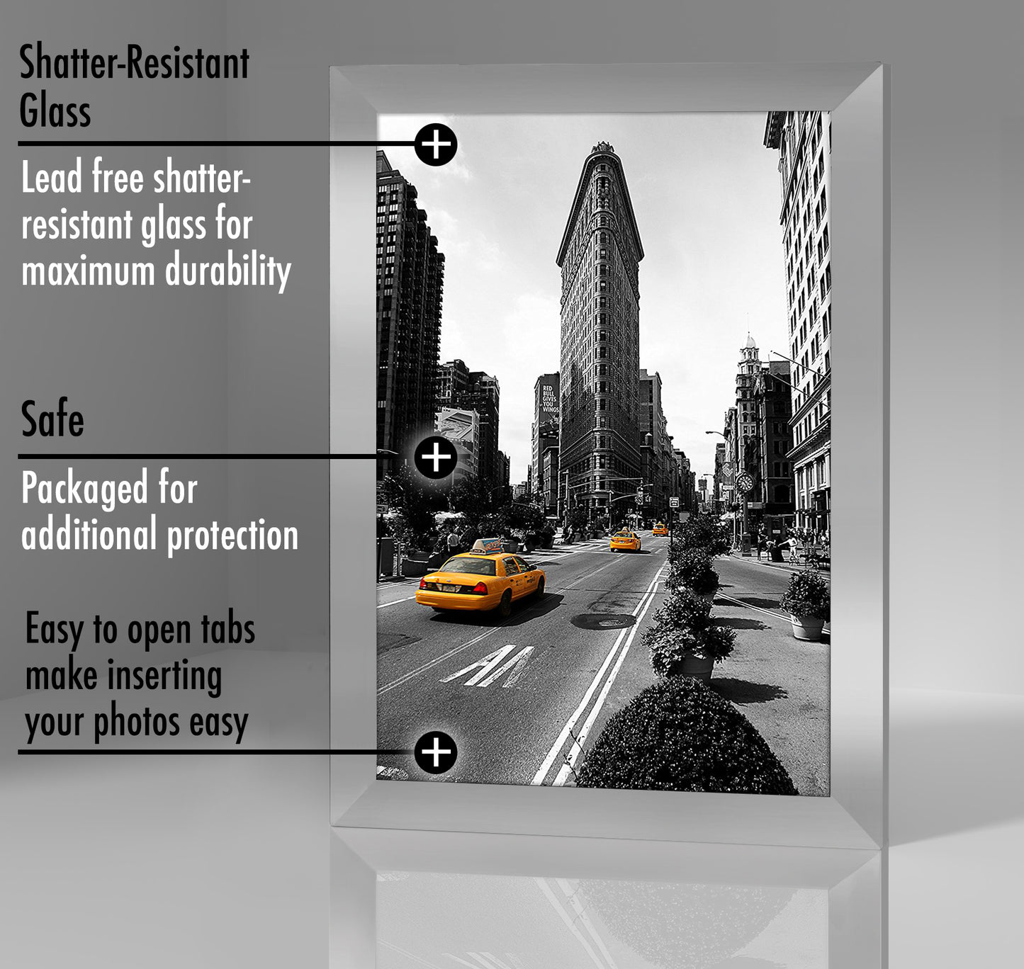 Metallic Picture Frame | Polished Finishes | Glass Front – Americanflat