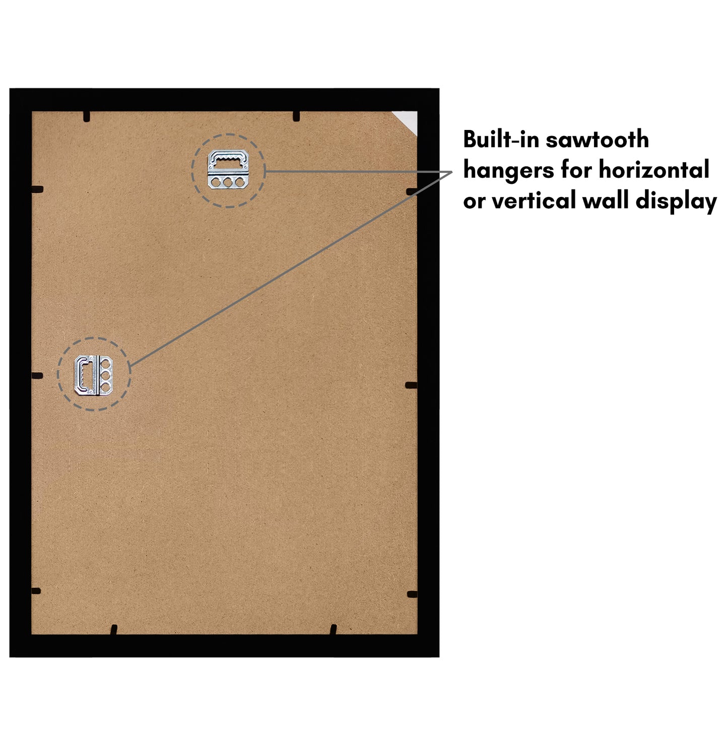 Black Picture Frame | Classic Molding | With Black Mat | Shatter-Resistant – Americanflat