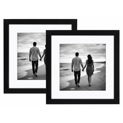 Signature Matted Picture Frame — 14x14 / Black / 2-Pack