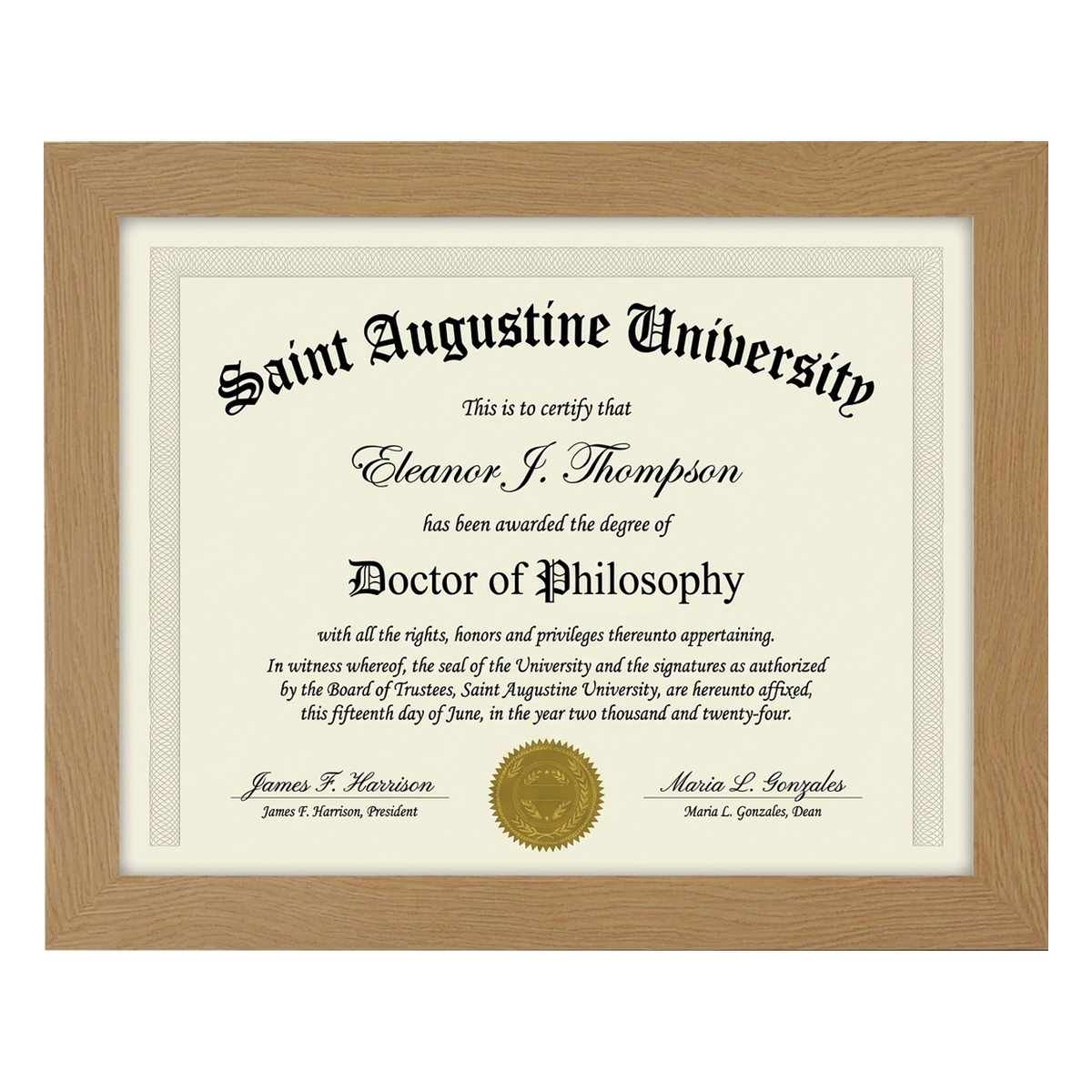 Signature Unmatted Picture Frame