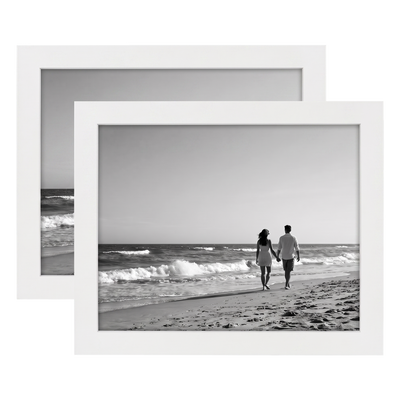 Signature Unmatted Picture Frame — White / 8.5x11 / 2 Pack