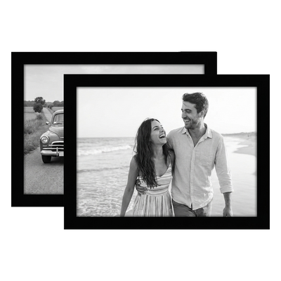 Signature Unmatted Picture Frame — Black / 8.5x14 / 2 Pack