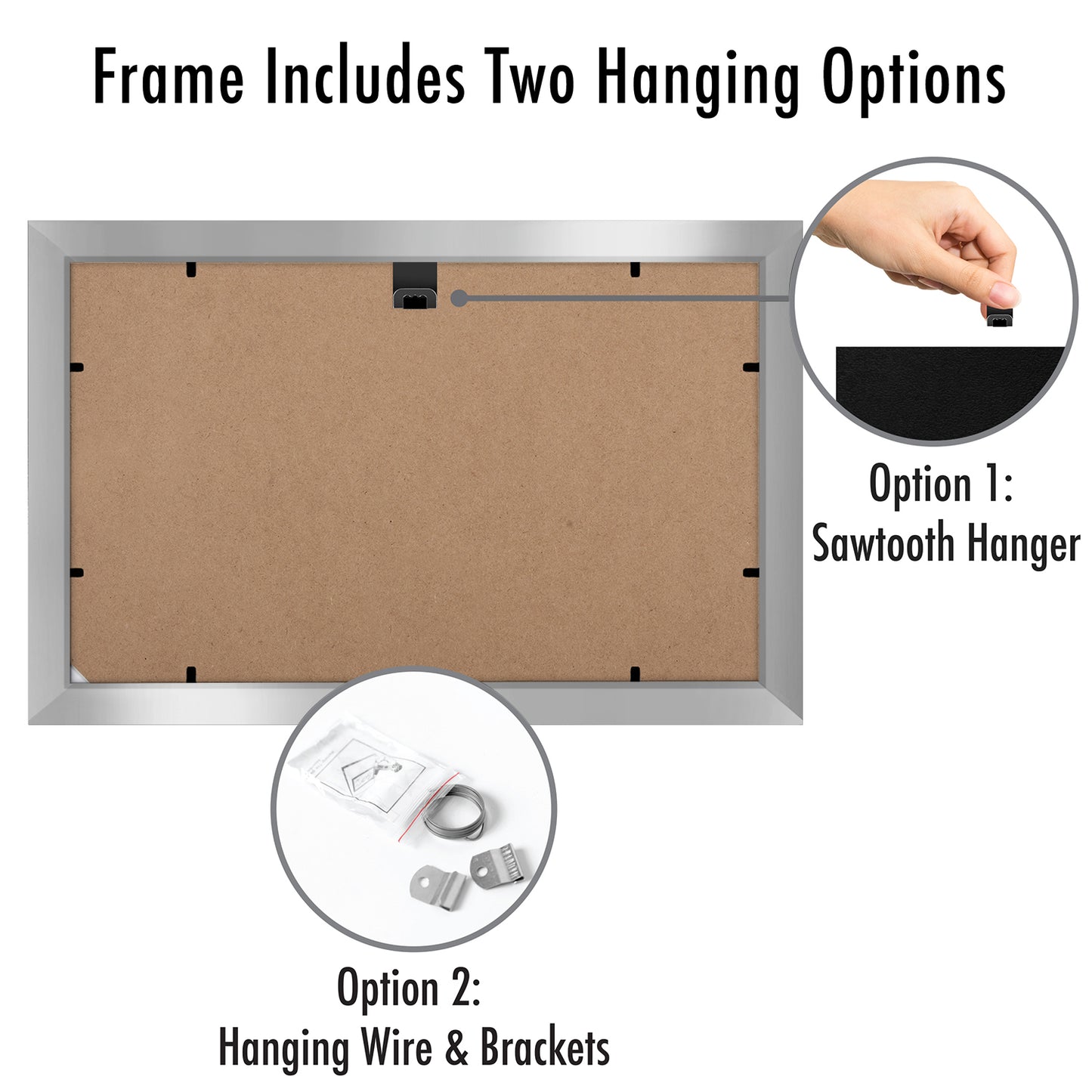 Metallic Picture Frame | Polished Finishes | Glass Front – Americanflat