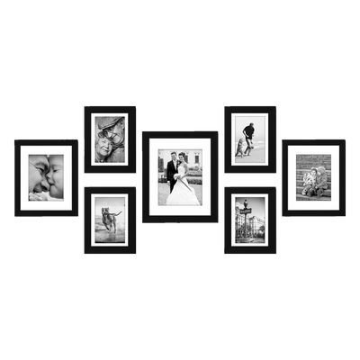 Signature Matted Picture Frame — Multi / Black / 7-Pack