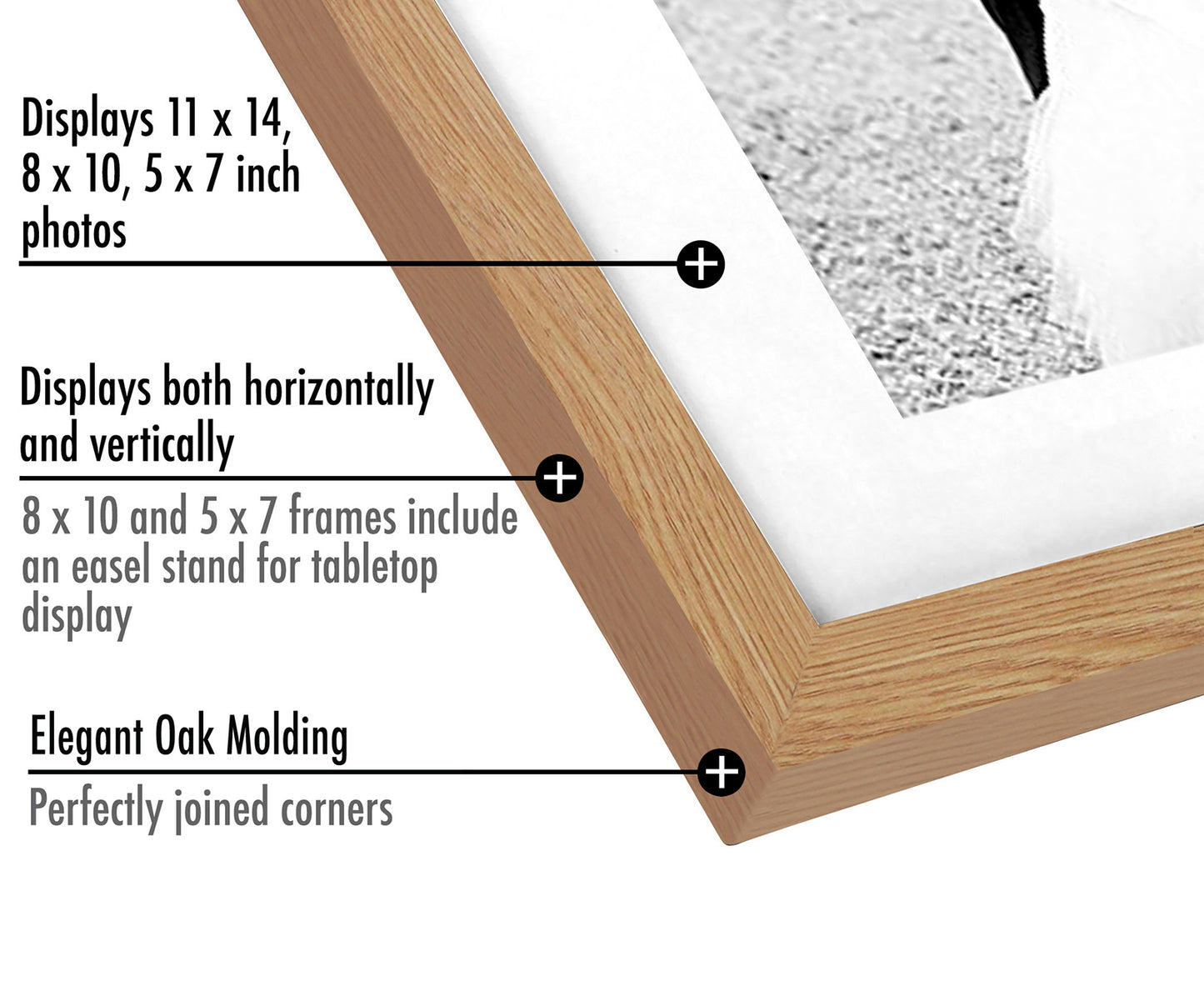 Americanflat Gallery Wall Frame Set | Set of 7 | Shatter-Resistant Glass