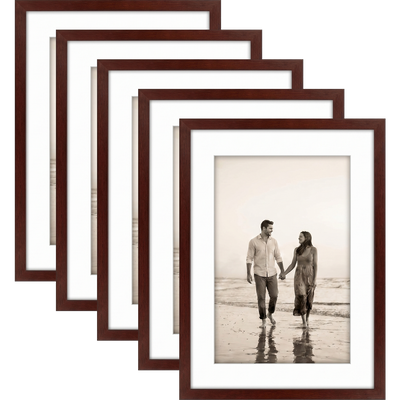 Galleria Matted Picture Frame — 11x17 / Mahogany / 5 Pack