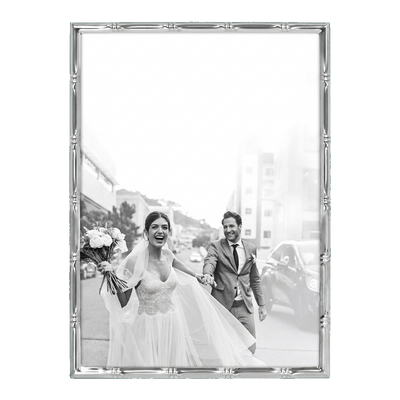 Memento Picture Frame — 4x6 / Silver / Bambo