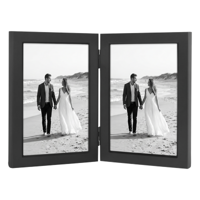 Memento Picture Frame — 4x6 / Black / Wide border