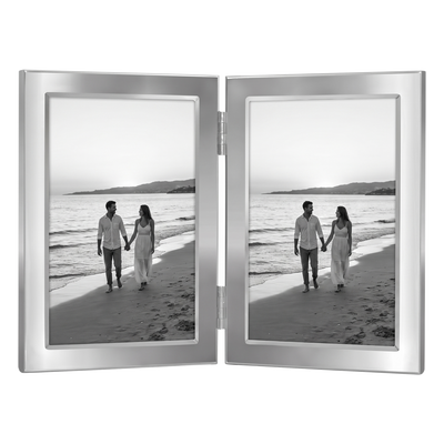 Memento Picture Frame — 4x6 / Silver / Wide border