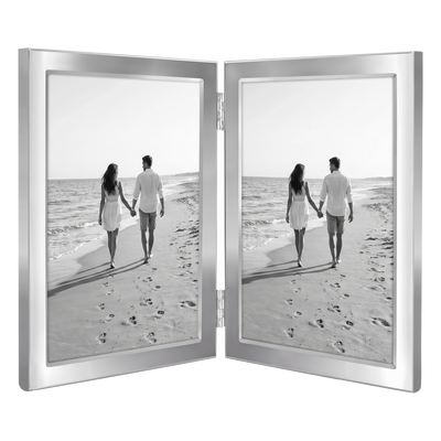 Memento Picture Frame — 5x7 / Silver / Wide border