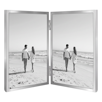 Memento Picture Frame — 5x7 / Silver / Slim border