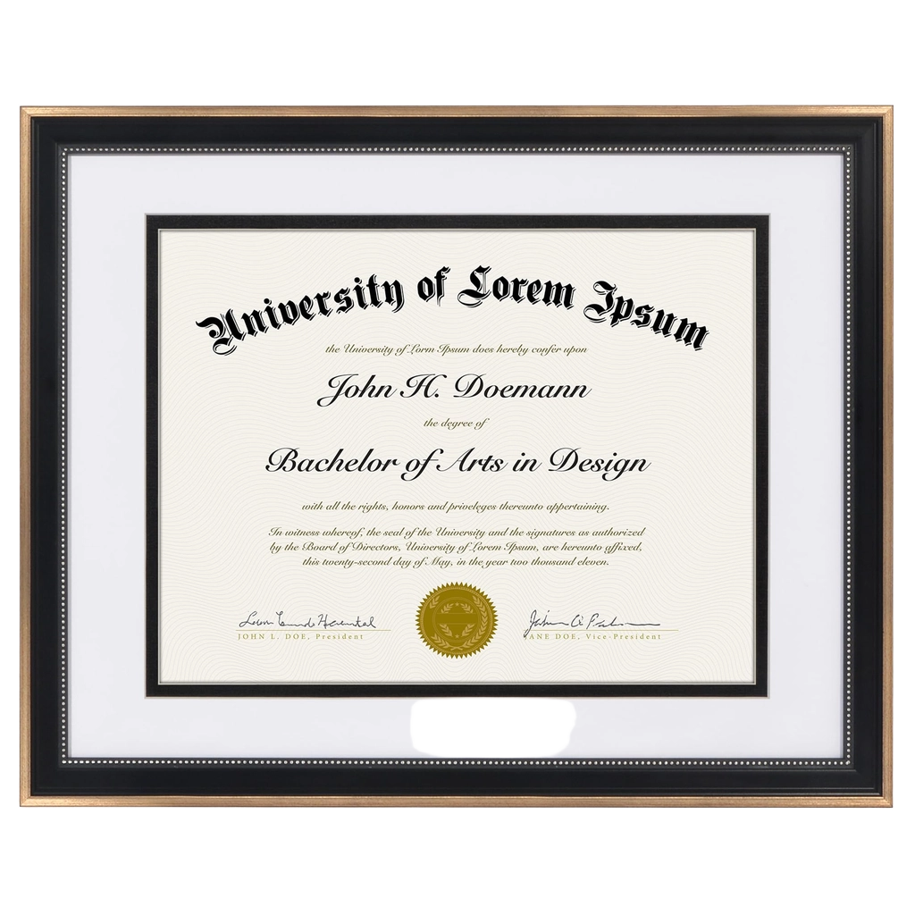 Legacy Matted Document Frame