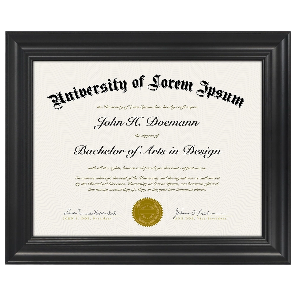 Legacy Unmatted Document Frame