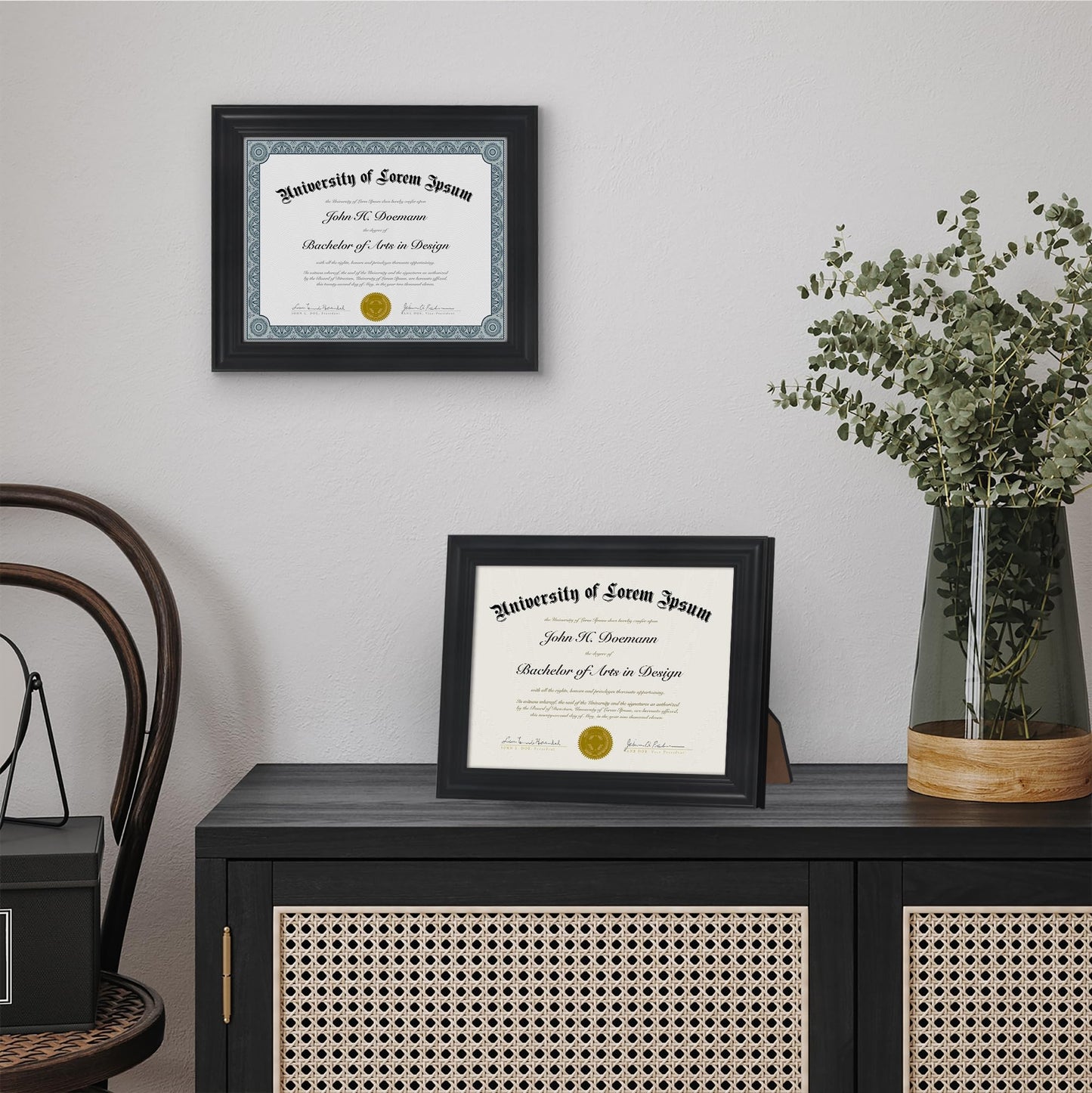 Legacy Unmatted Document Frame