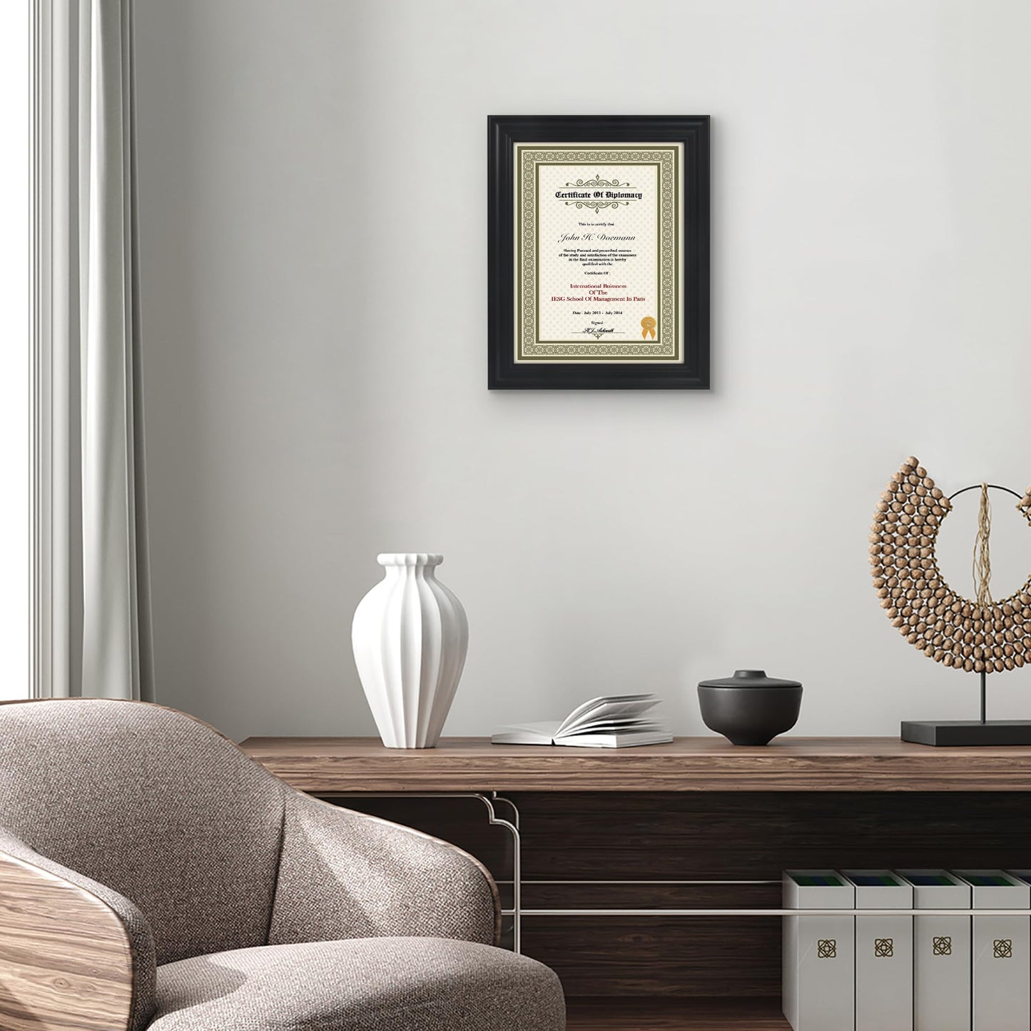 Legacy Unmatted Document Frame