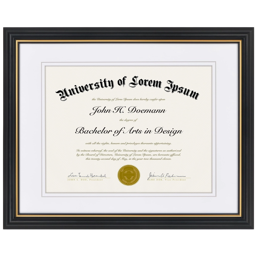 Legacy Matted Document Frame