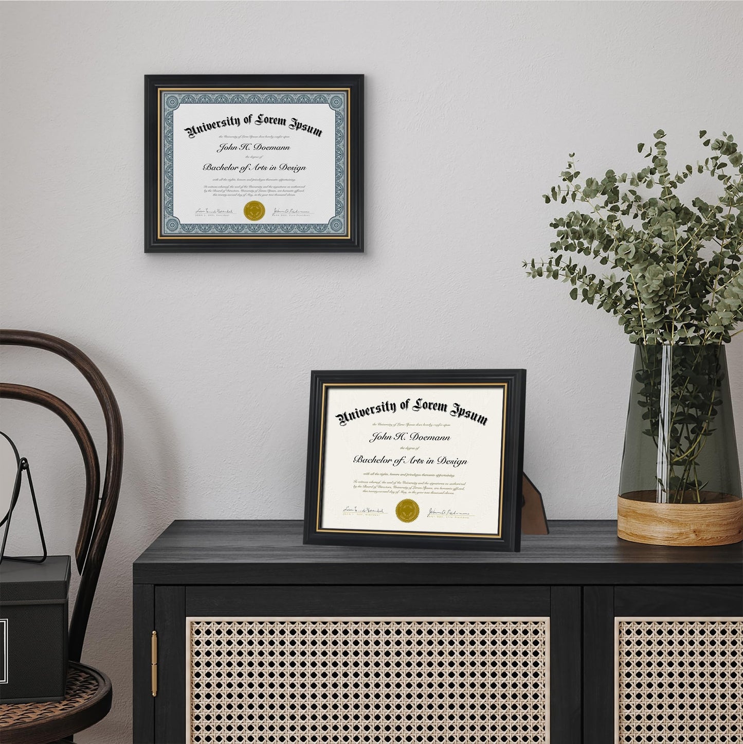 Legacy Unmatted Document Frame