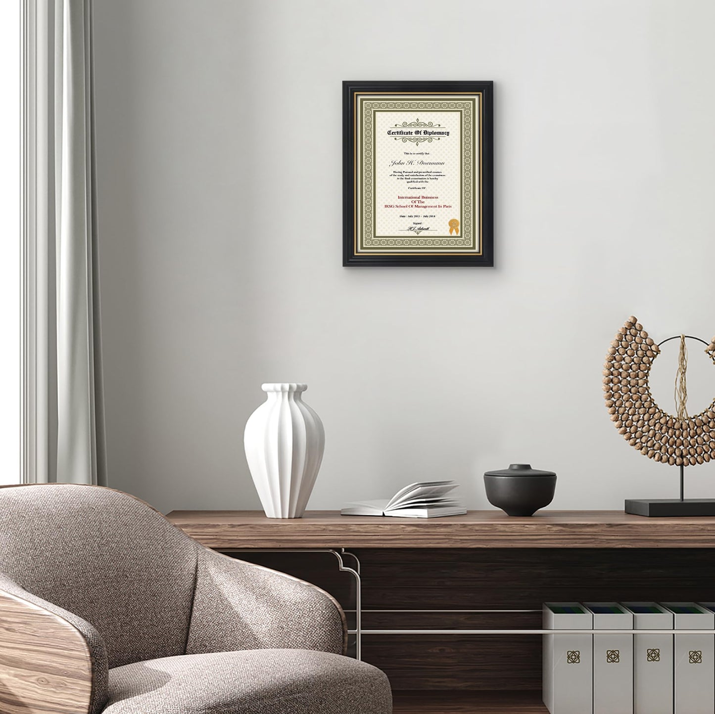 Legacy Unmatted Document Frame