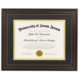 Legacy Matted Document Frame