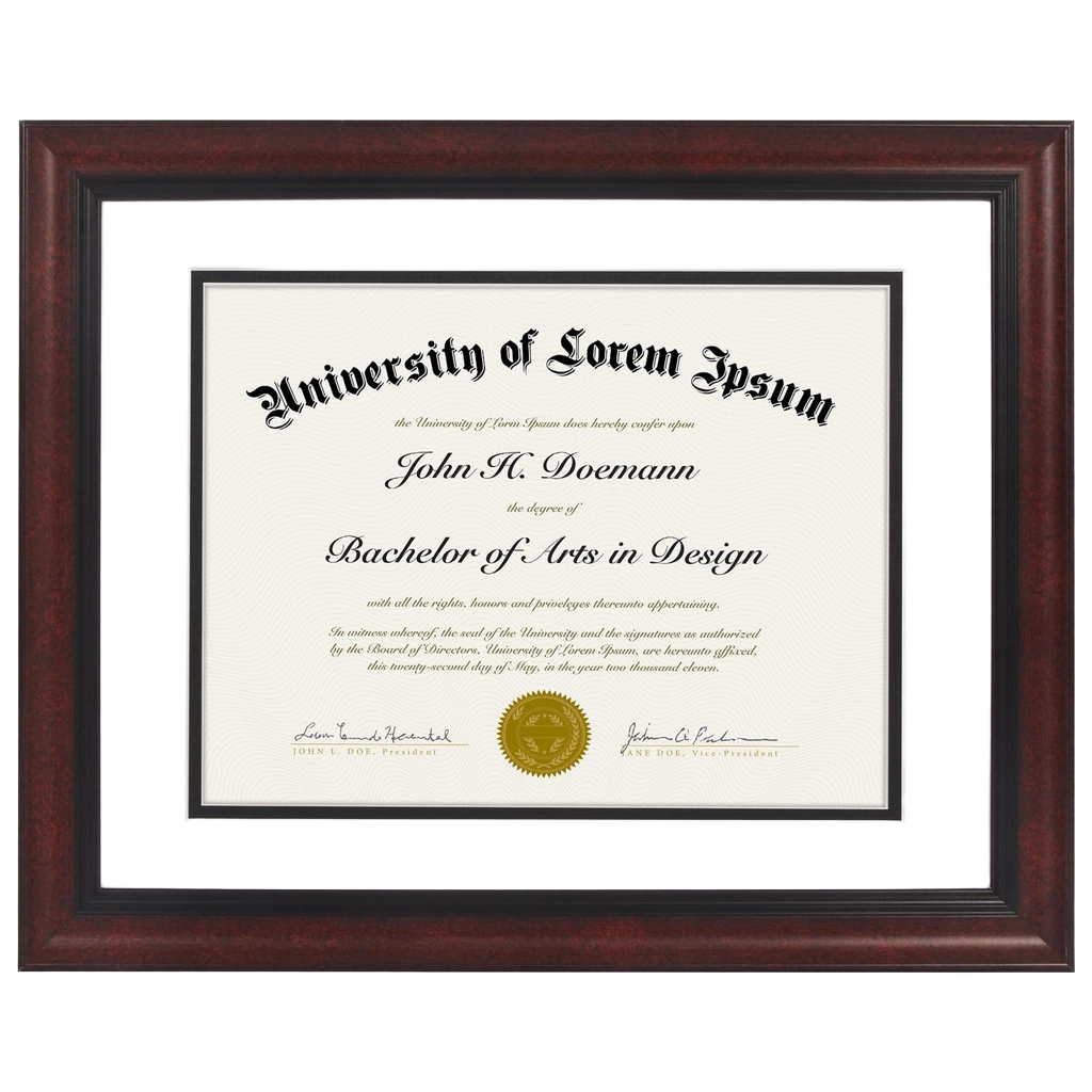 Legacy Matted Document Frame