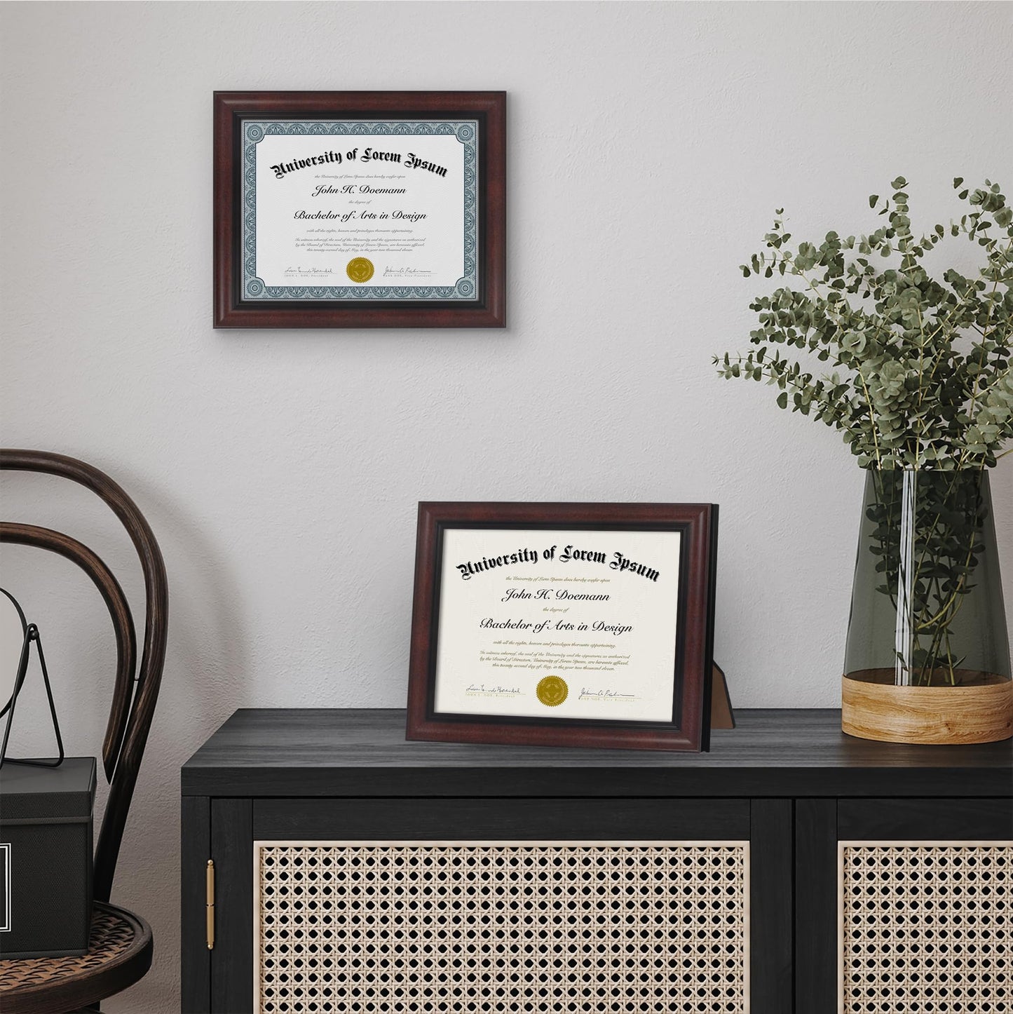 Legacy Unmatted Document Frame