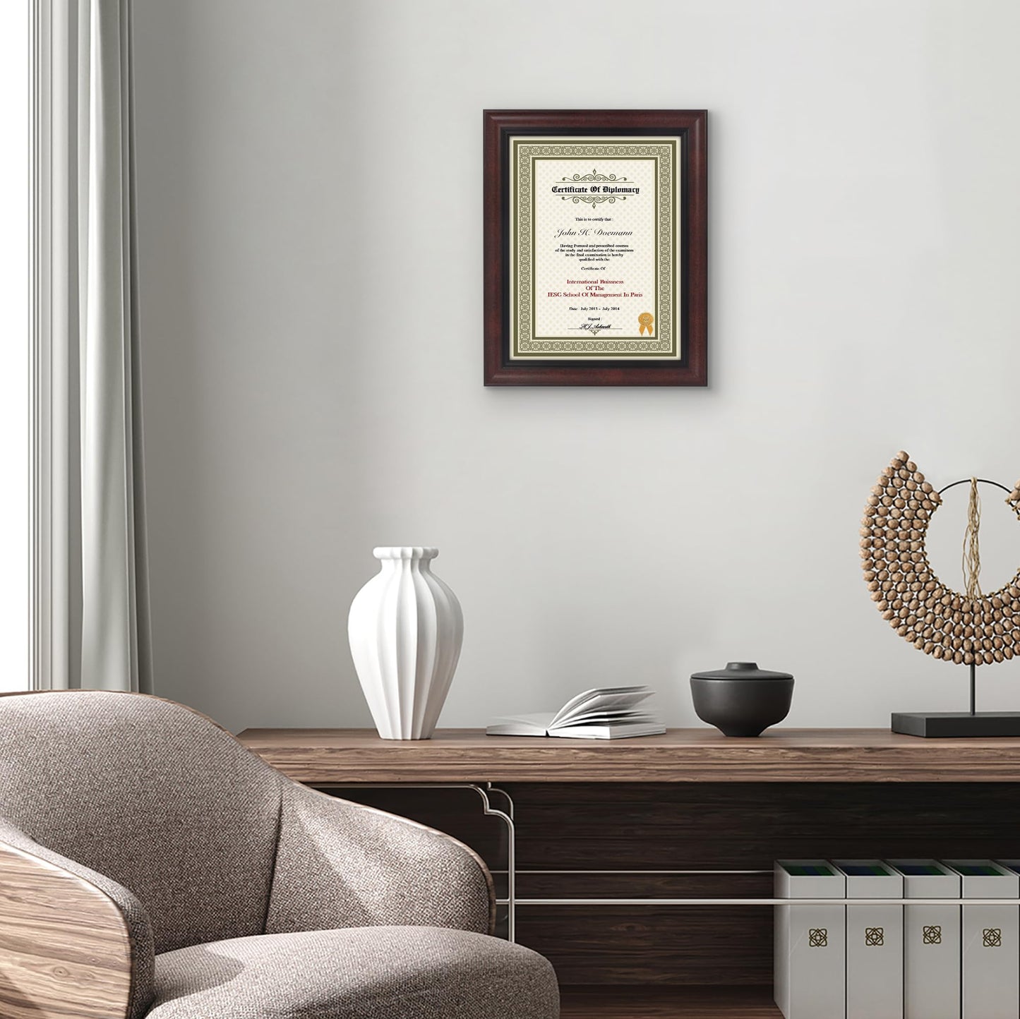 Legacy Unmatted Document Frame