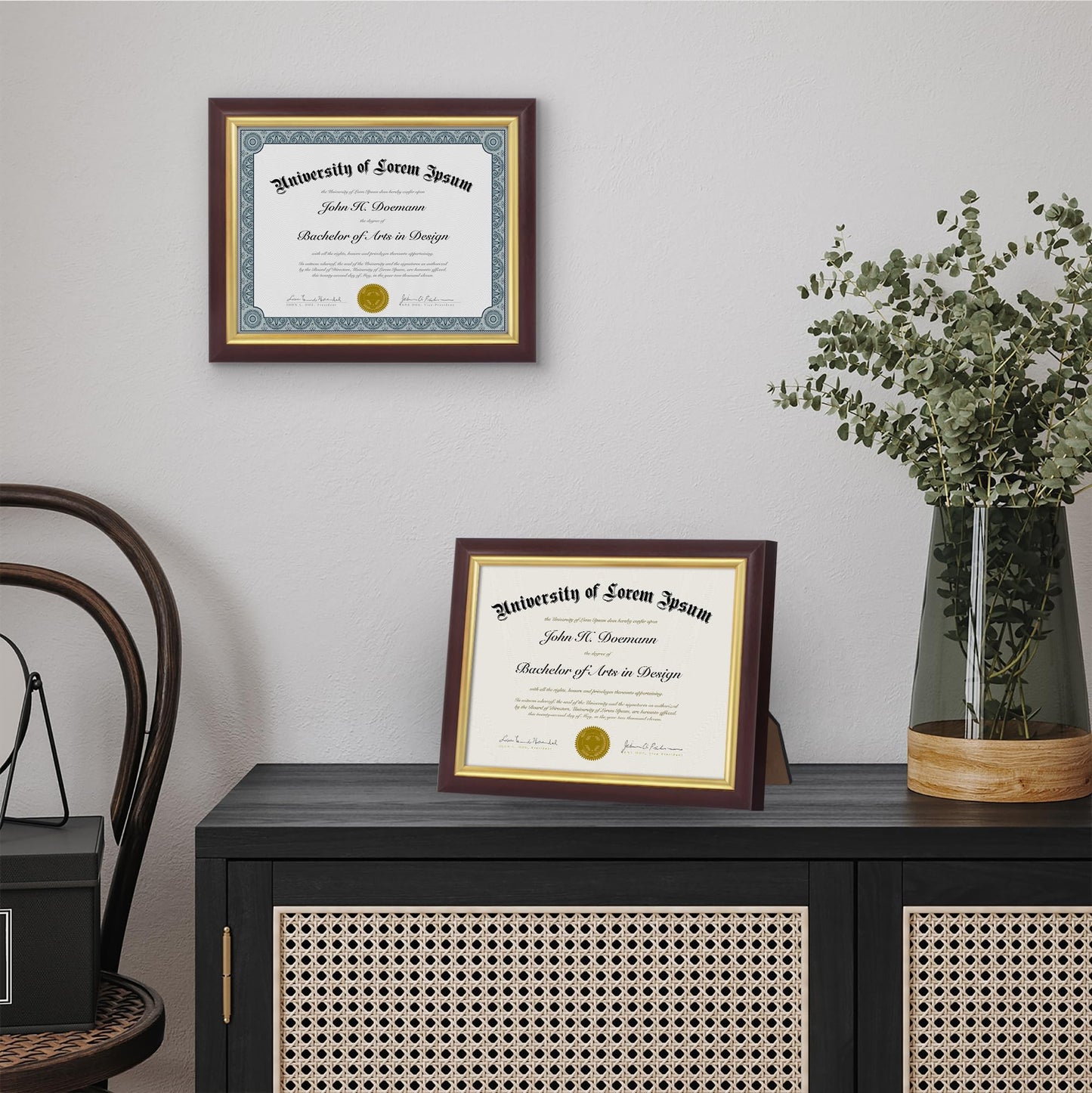 Legacy Unmatted Document Frame