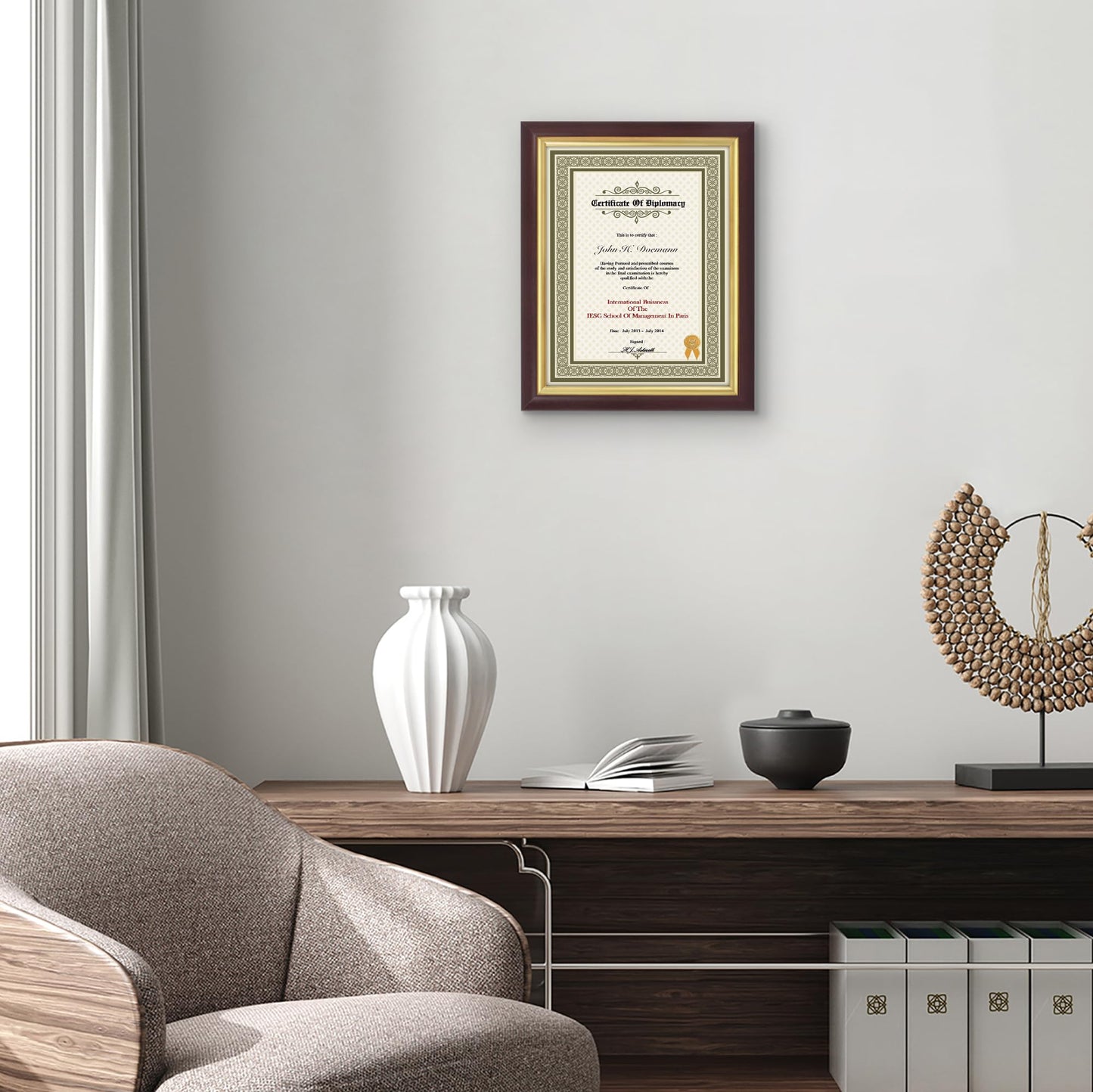 Legacy Unmatted Document Frame