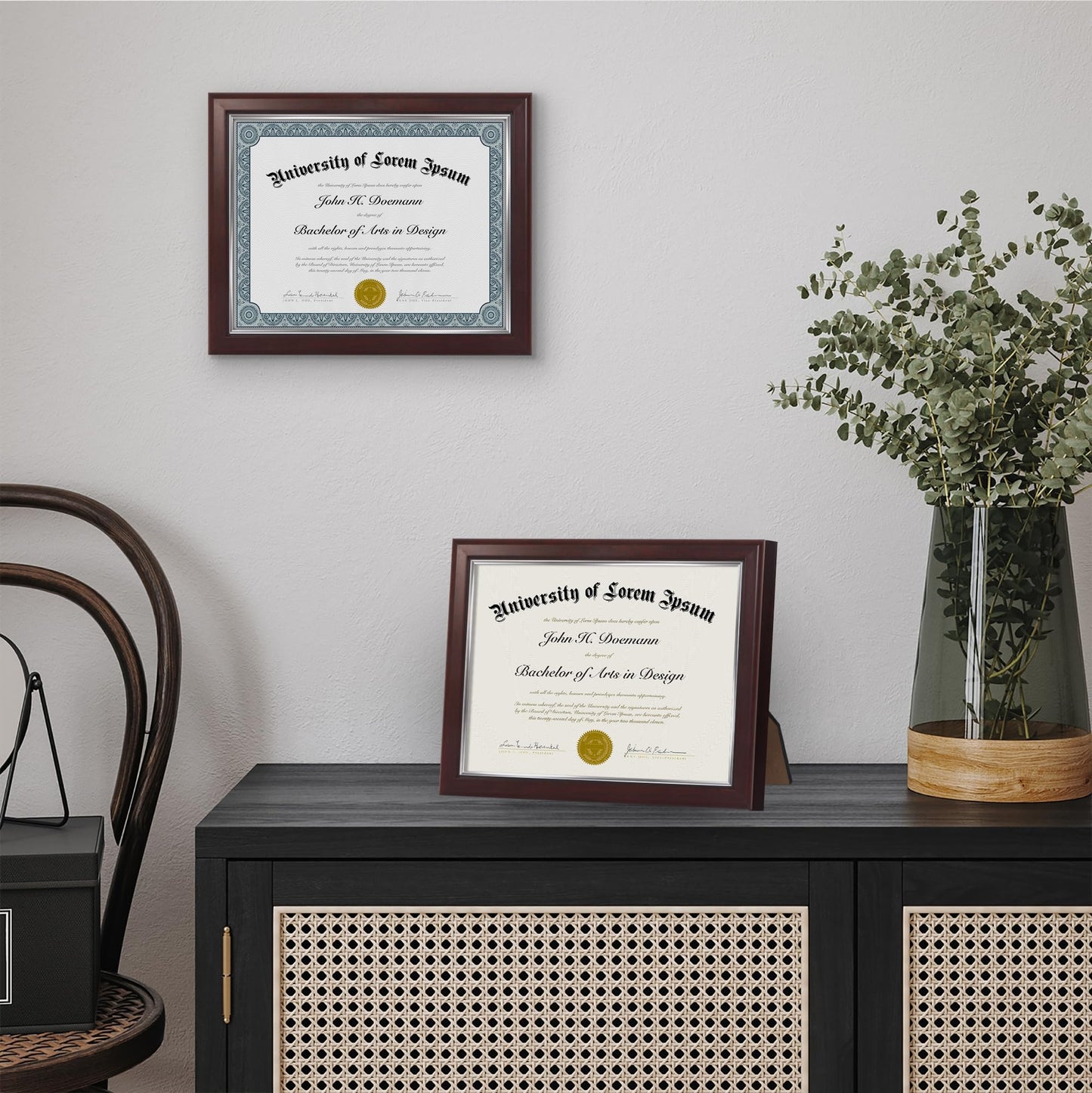 Legacy Unmatted Document Frame