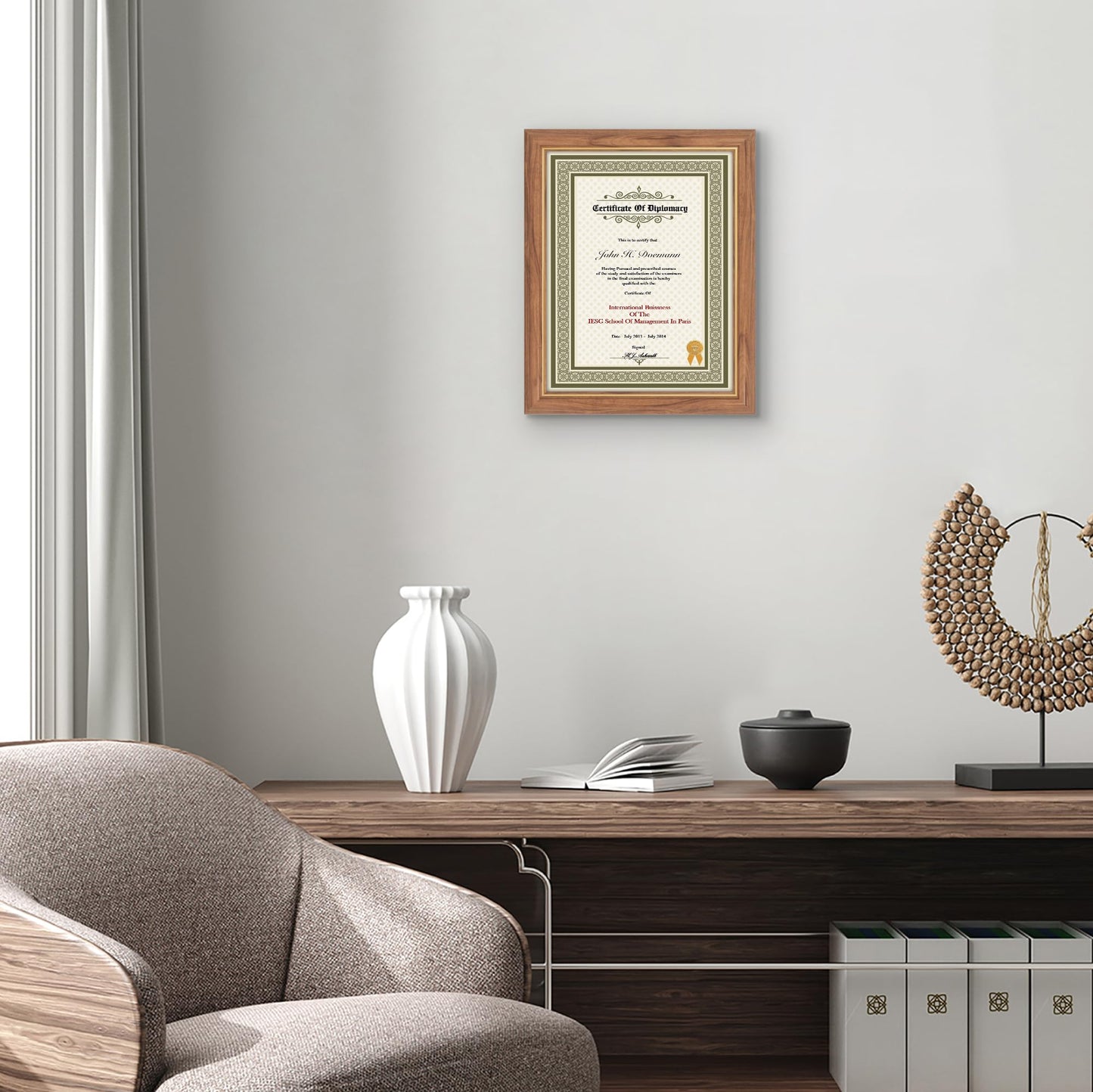 Legacy Unmatted Document Frame