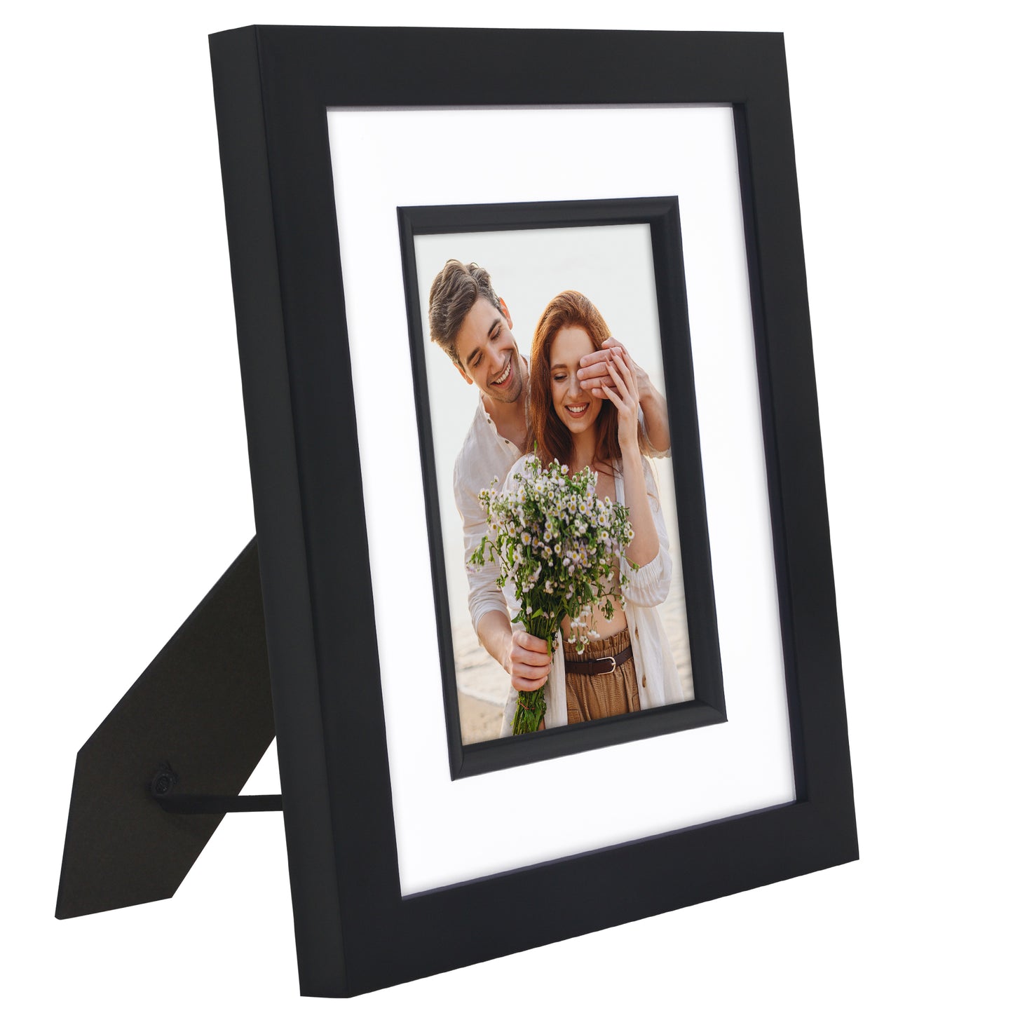 Veranda Picture Frame | Fillet Accent | Mat Included | Shatter-Resistant - Americanflat