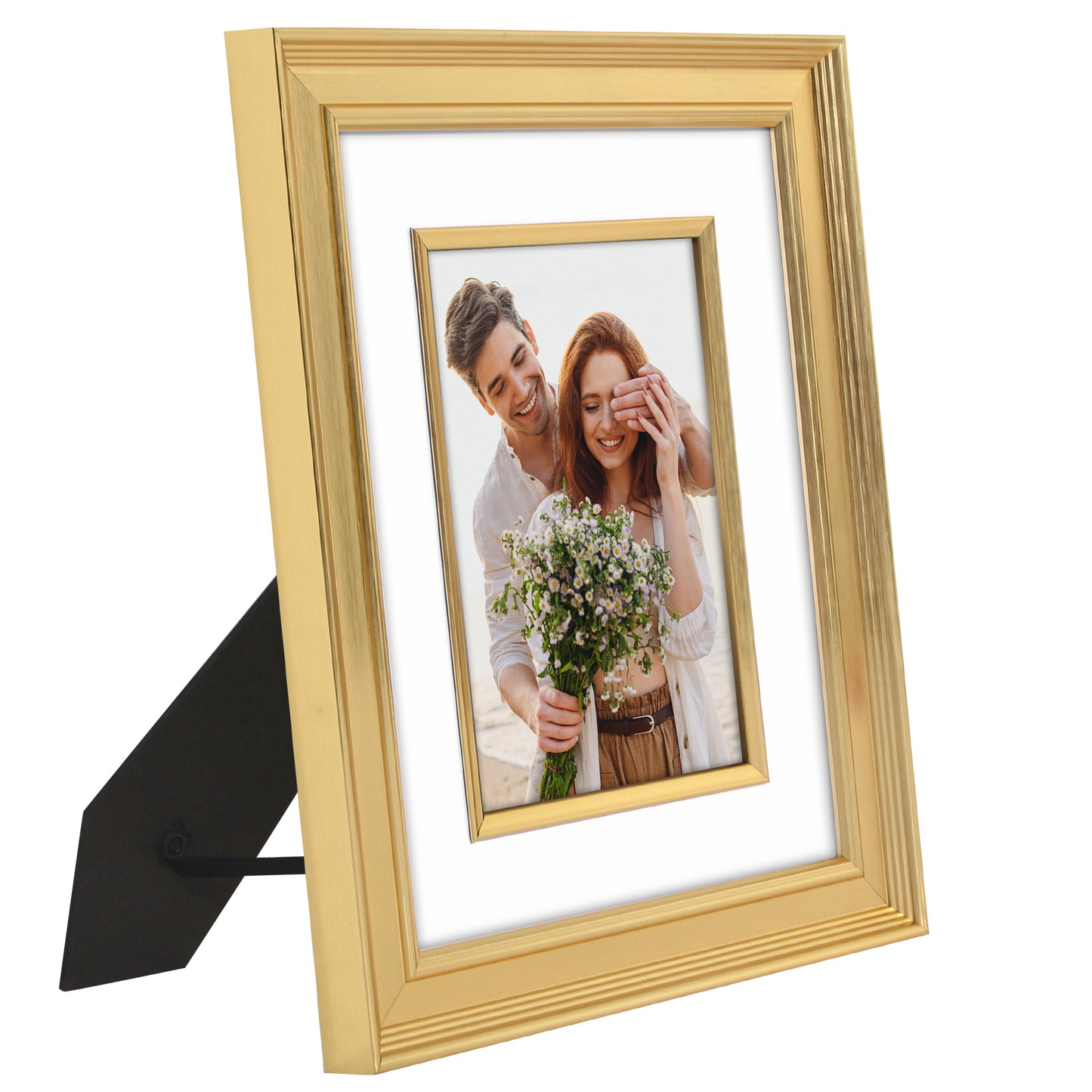 Veranda Picture Frame | Fillet Accent | Mat Included | Shatter-Resistant - Americanflat