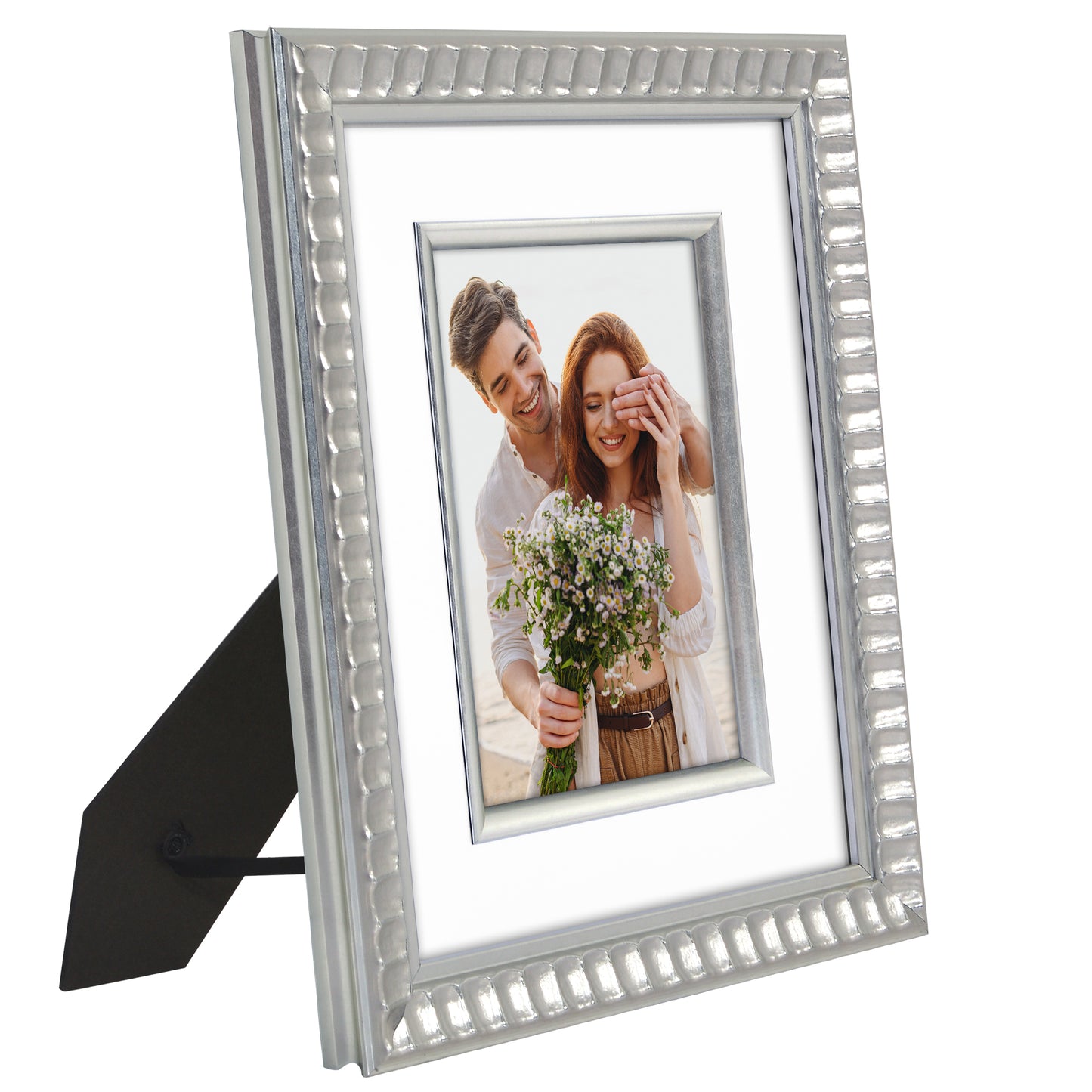 Veranda Picture Frame | Fillet Accent | Mat Included | Shatter-Resistant - Americanflat